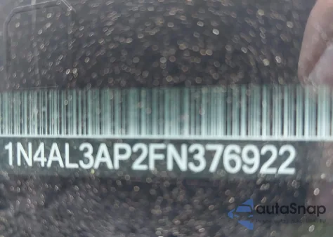 2015 Nissan Altima 2.5 S из США, поврежденный, VIN 1N4AL3AP2FN376922